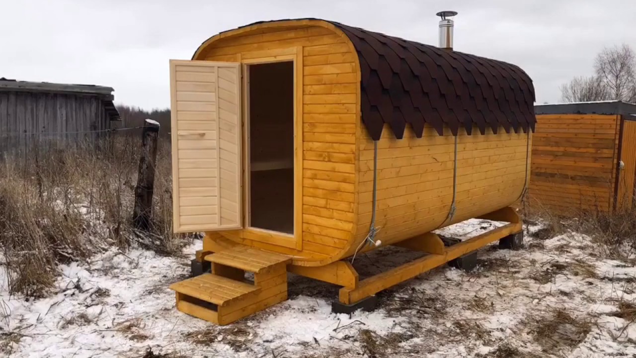 Марина о бане-бочке