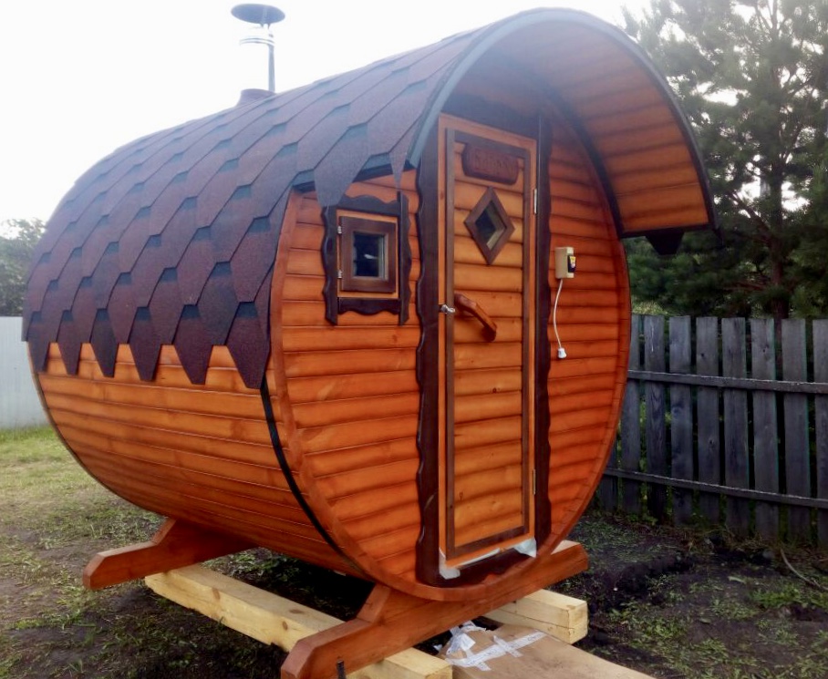 Виктор о бане-бочке